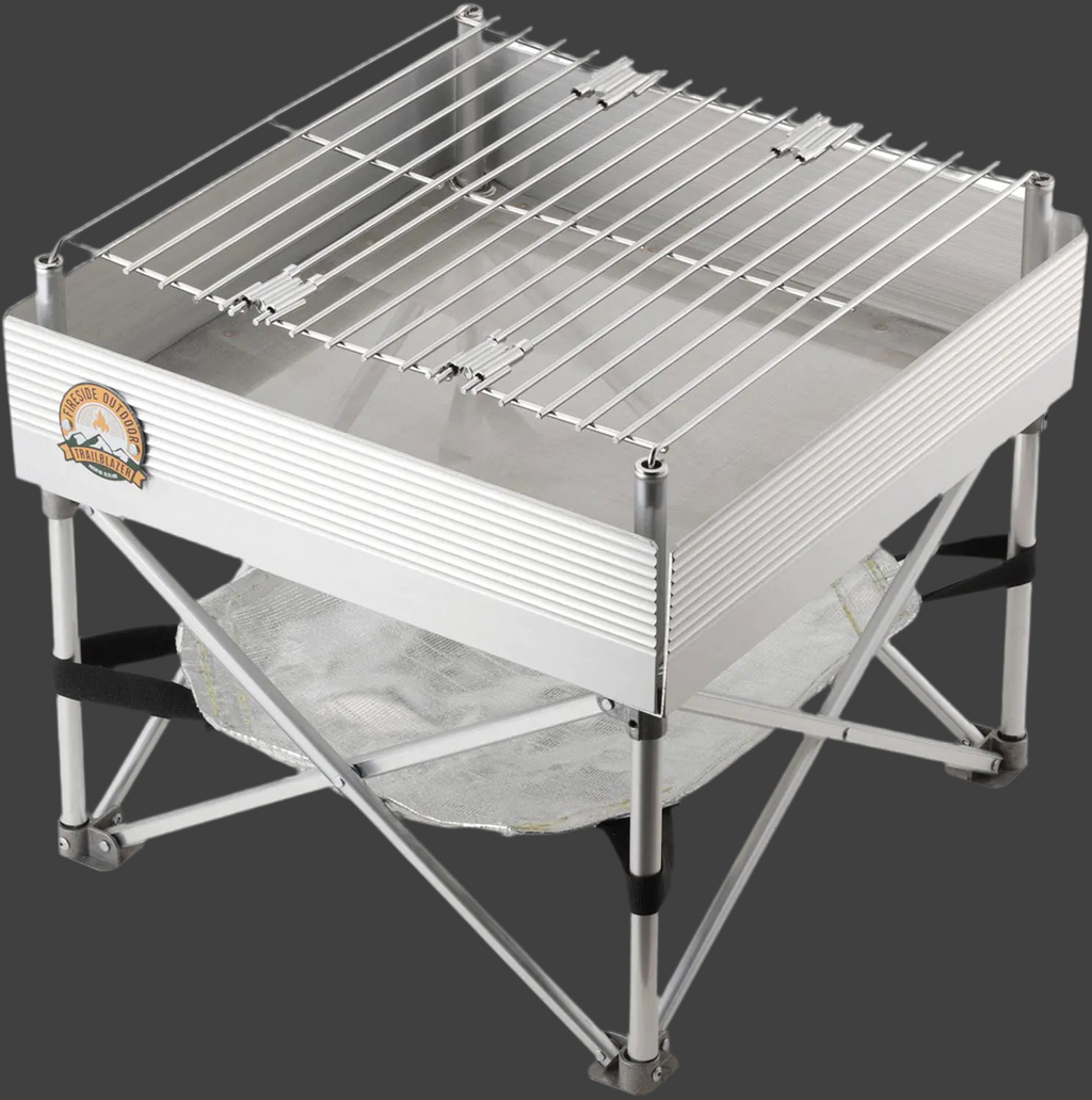 Fireside Outdoor Trailblazer Pop-Up Fire Pit 12"x12" - Camp Stove Portable Fire Pit Camping Fire Pit Collapsible Fire Pit Portable Firepit Camp Fire Pit for Camping 3 lbs Weight Pop Up Grill