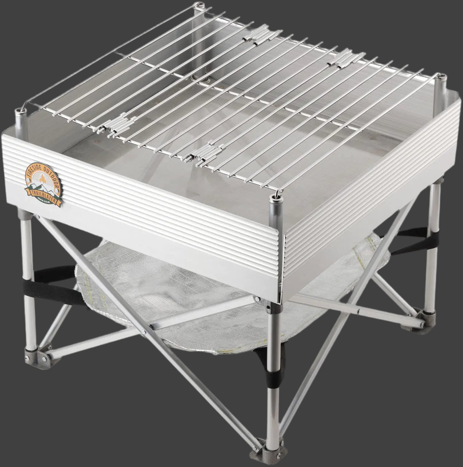 Fireside Outdoor Trailblazer Pop-Up Fire Pit 12"x12" - Camp Stove Portable Fire Pit Camping Fire Pit Collapsible Fire Pit Portable Firepit Camp Fire Pit for Camping 3 lbs Weight Pop Up Grill